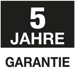 5 Jahre Garantie